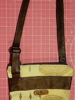 Kid's Cream and Brown Crossbody Bag